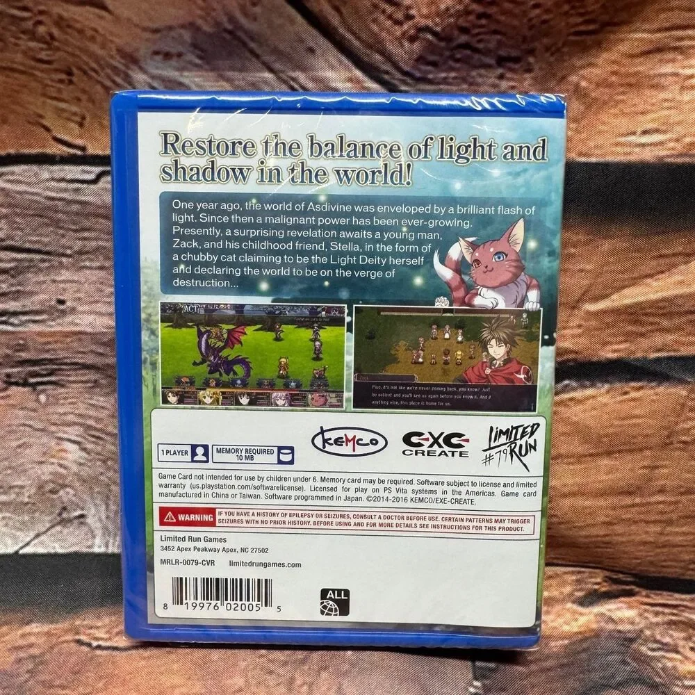 Asdivine Hearts Limited Run PS Vita Video Game RPG PlayStation Vita